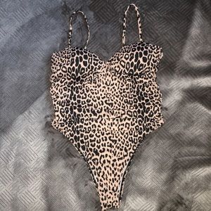 Leopard Print One-piece